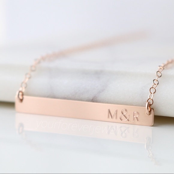 bar necklace for girlfriend